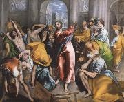 El Greco The Christ is driving businessman in the fane china oil painting reproduction